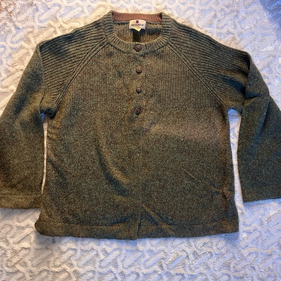 Woolrich Sweaters - Woolrich ramie and wool moss green Cardigan Sweater